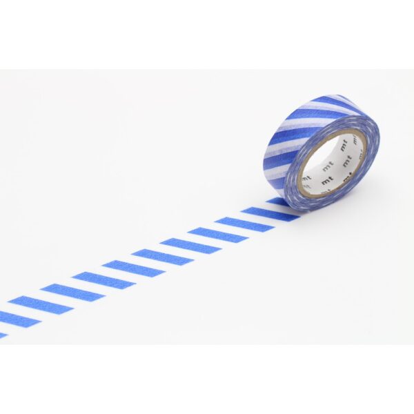 taśma washi stripe blue